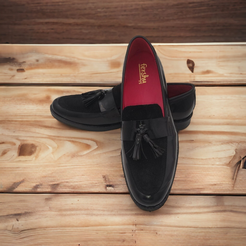 Black wedding shoes