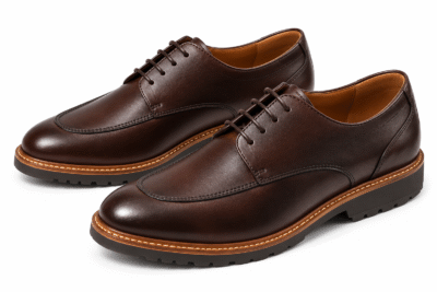 Derby brown shoes
